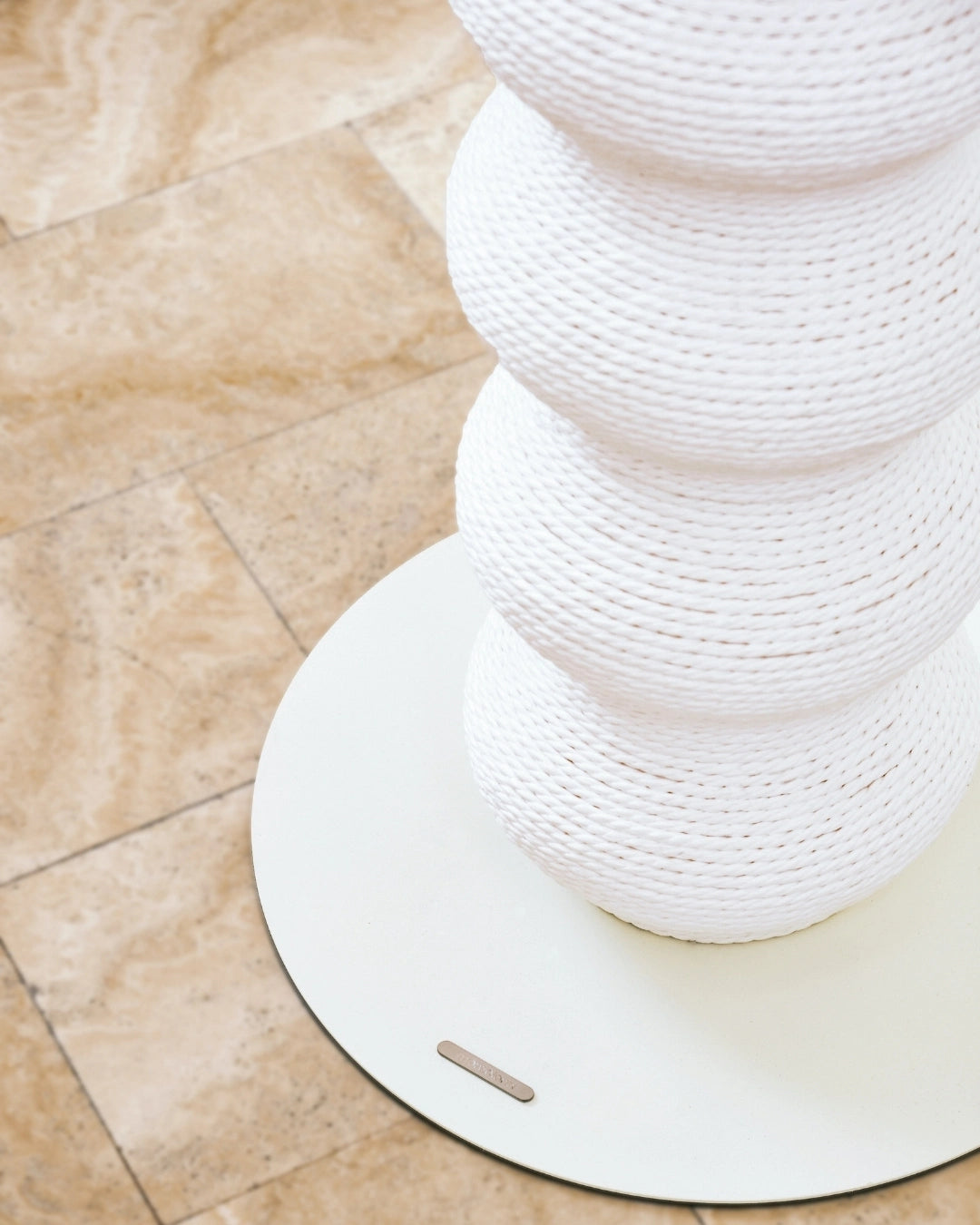 Coral Scratch Post | White