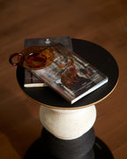 Coral Scratch Table | Black + White