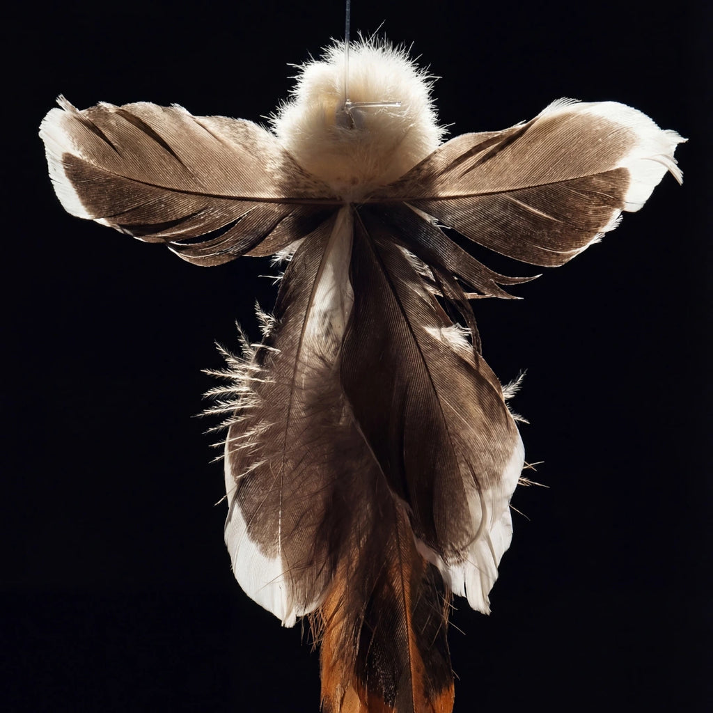 Natural Feather Cat Teaser Toy | 4-Toy Set