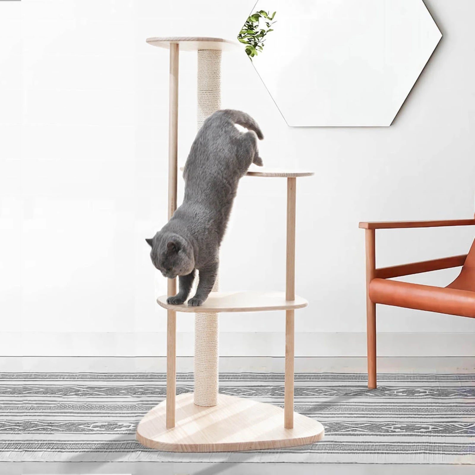 Senbei | Wooden Cat Tree