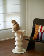 Coral Scratch Table | White