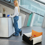 Natural Cotton Cat Sofa