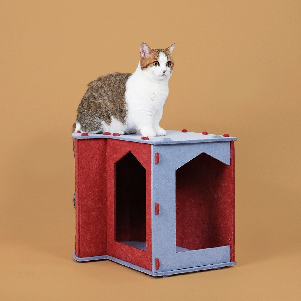 COMMA | Premium Felt Cat Tunnel