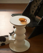 Coral Scratch Table | White