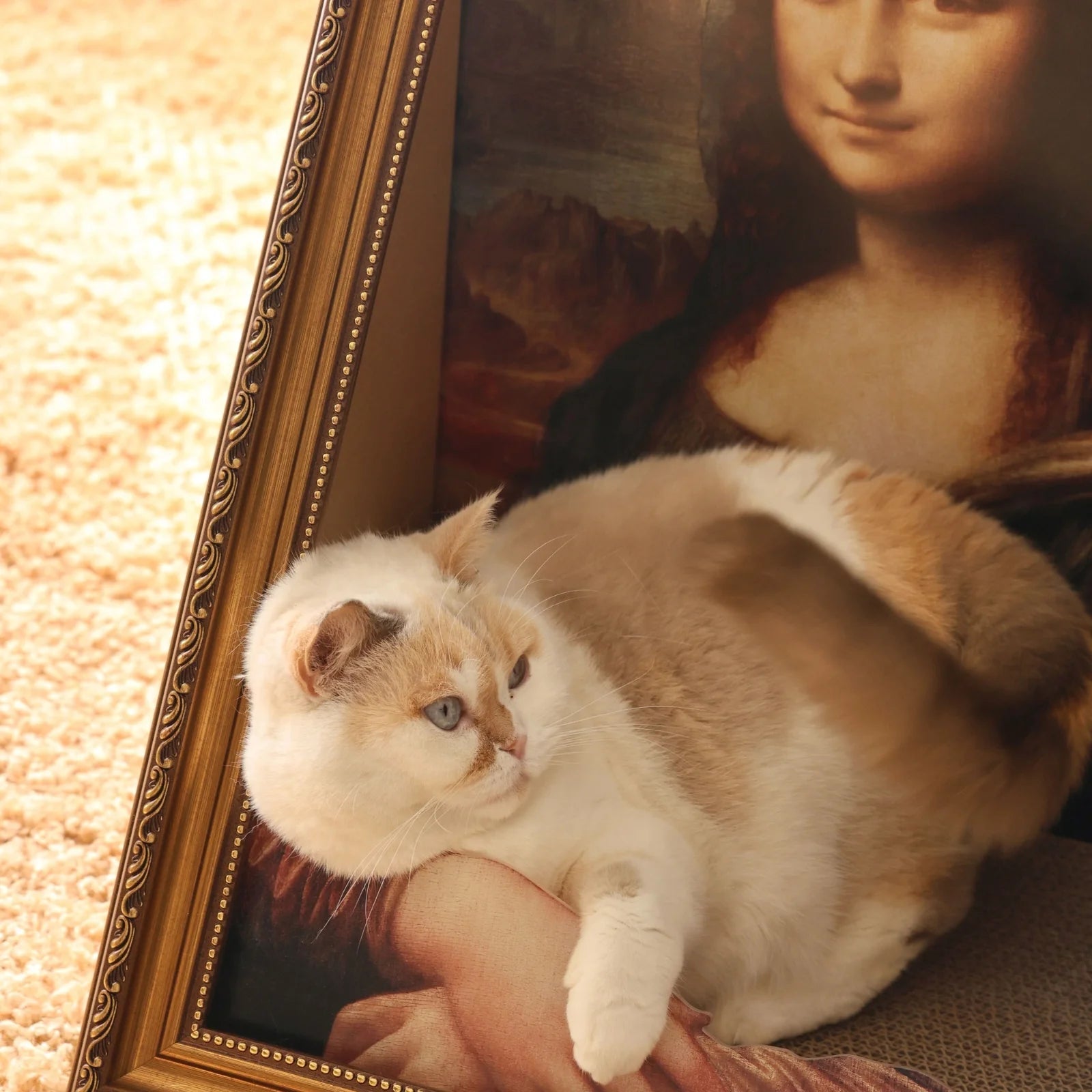 Meow Art Collection | Mona Lisa Scratcher