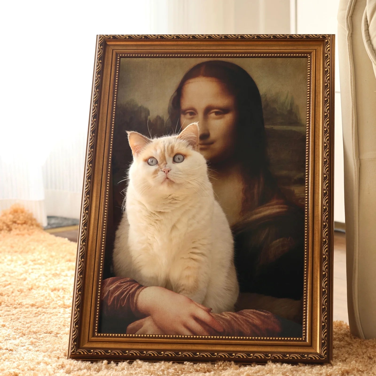 Meow Art Collection | Mona Lisa Scratcher