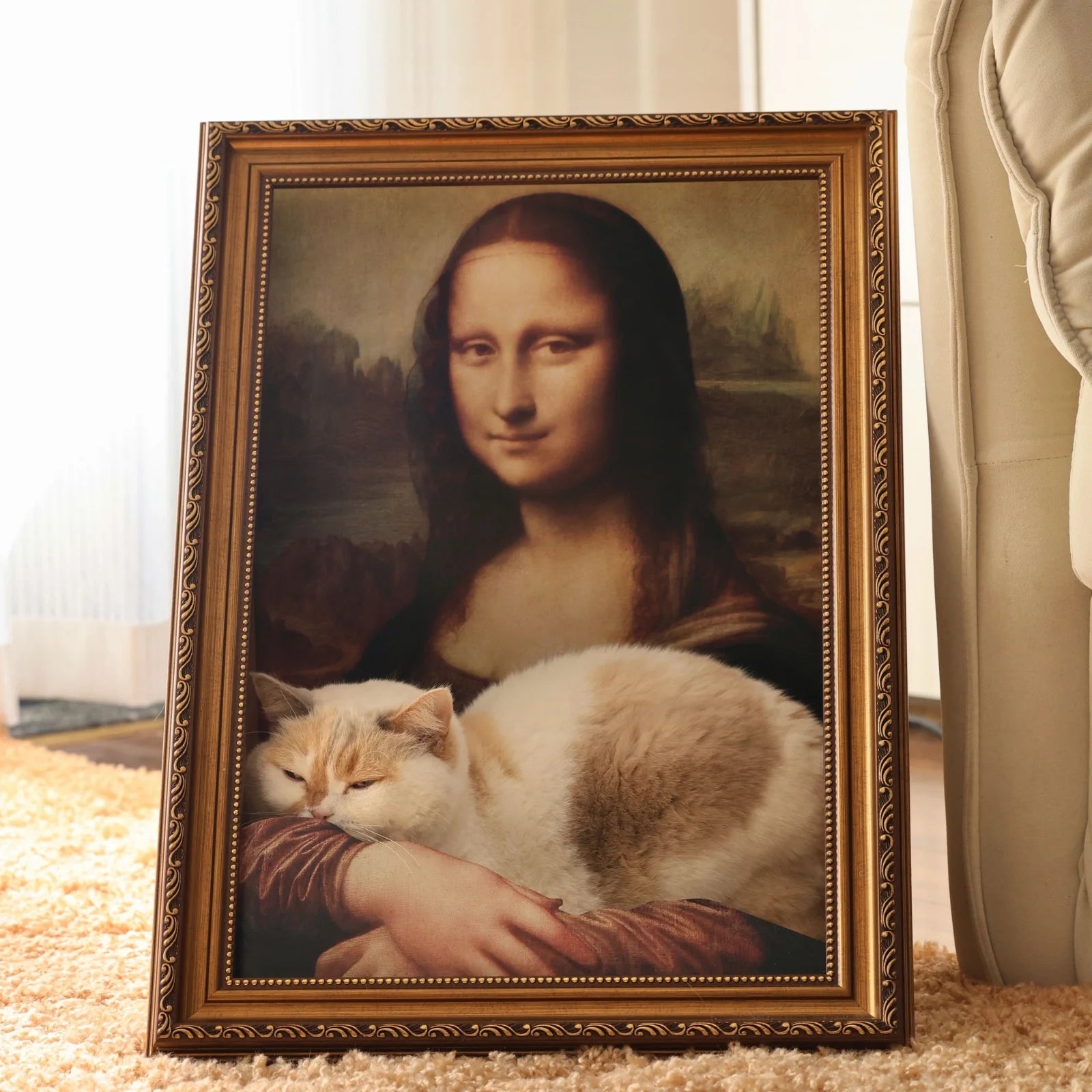 Meow Art Collection | Mona Lisa Scratcher