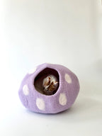 Taro Bobo | Natural Wool Felt Cat Cave